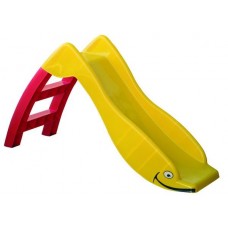 PalPlay Горка детская игровая "Дельфин" 307 (желтый/красный)